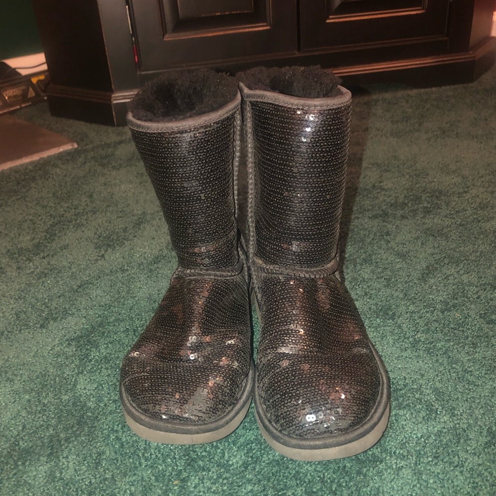UGG Black Sequence Boots ✨